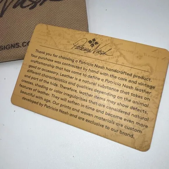 Patricia Nash RARE Ticci Woven Leather Chain Link Convertible Crossbody Bag in F - Picture 9 of 11